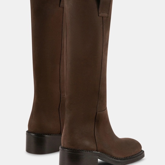 Steve Madden Brown Suede Knee-High Boots - Picture 2 of 5